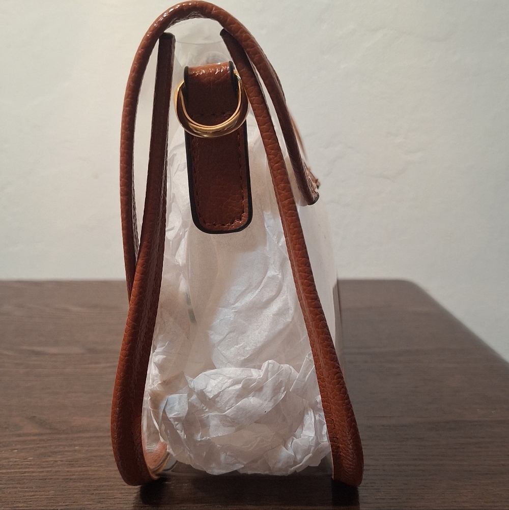 Clear Bag Tote Crossbody 6.7" x 9.5" NWOT - Picture 4 of 7